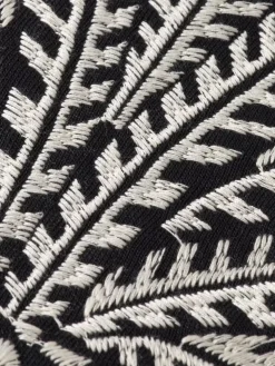 Online Scotch & Soda Palm tree embroidery hoodie Black