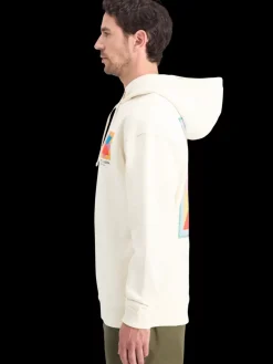 New Scotch & Soda PATCHWORK APPLIQUE ARTWORK HOODIE Swan