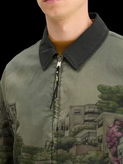 Fashion Scotch & Soda PHOTO-PRINTED TWILL COACH JACKET LombardStreetScenery