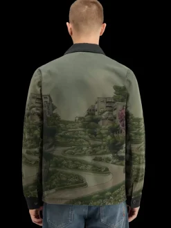 Fashion Scotch & Soda PHOTO-PRINTED TWILL COACH JACKET LombardStreetScenery