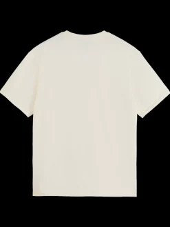Outlet Scotch & Soda Placed embroidery t-shirt Shell