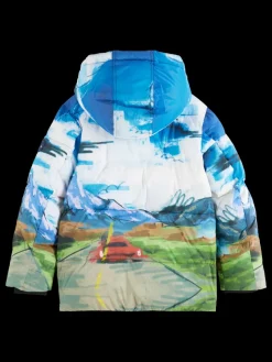Sale Scotch & Soda PLACED PRINT PADDED JACKET OnTheRoadPrint