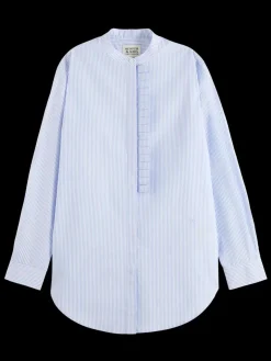 Discount Scotch & Soda PLACKET RUFFLE SHIRT