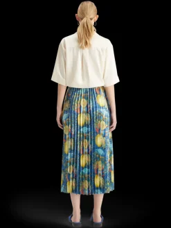 Clearance Scotch & Soda PLEATED PRINTED SKIRT EMBASSY OF THE FREE MIND PRINT EmbassyTreeAOP