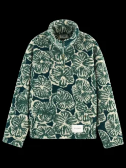 Fashion Scotch & Soda POLAR FLEECE ZIP SWEATSHIRT SanFranFlower