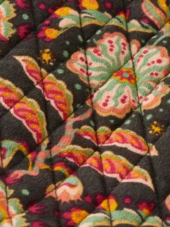 Outlet Scotch & Soda PRINTED GILET WITH FAUX FUR SanFranFlower