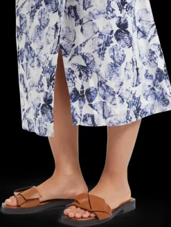 Clearance Scotch & Soda PRINTED MIDI-LENGTH SARONG ShellBatikBlue