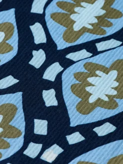 Outlet Scotch & Soda Printed seersucker shirt