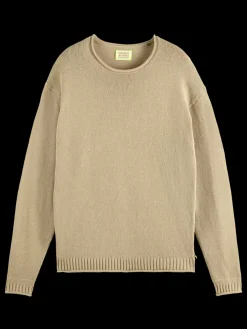 Clearance Scotch & Soda Pullover with rolled edges Pebble