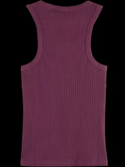 Online Scotch & Soda RACER RIB TANK
