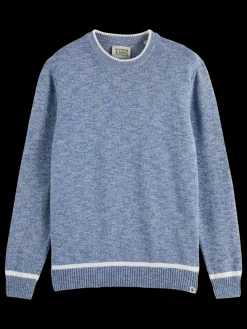 Sale Scotch & Soda Regular crew neck cotton blend