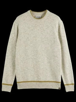 Sale Scotch & Soda Regular crew neck cotton blend