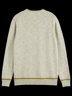 Sale Scotch & Soda Regular crew neck cotton blend