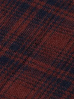 Online Scotch & Soda REGULAR FIT FLANNEL CHECK SHIRT BrownCheck