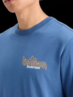 Outlet Scotch & Soda REGULAR FIT FRONT BACK ARTWORK T-SHIRT
