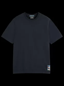 Outlet Scotch & Soda REGULAR FIT FRONT BACK ARTWORK T-SHIRT