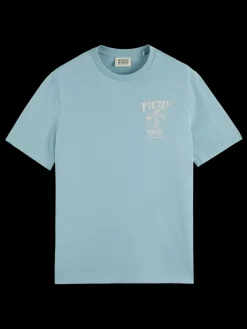 Fashion Scotch & Soda Regular fit front chest artwork t-shirt