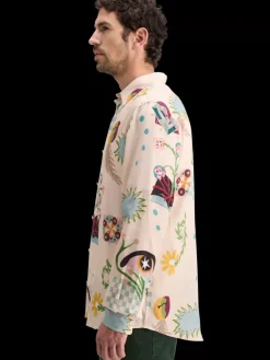 Hot Scotch & Soda REGULAR FIT MID SHINE AOP SHIRT PoetryAOP