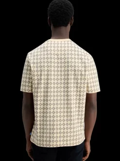 New Scotch & Soda Regular fit mini all over print t-shirt