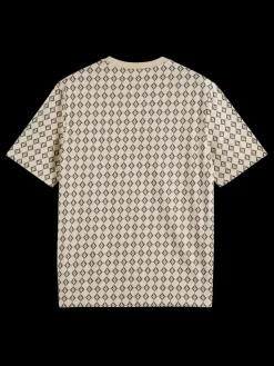 New Scotch & Soda Regular fit mini all over print t-shirt