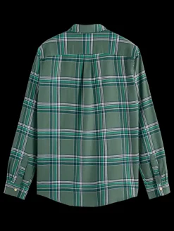 Sale Scotch & Soda REGULAR FIT MULTICOLOURED FLANNEL CHECK SHIRT