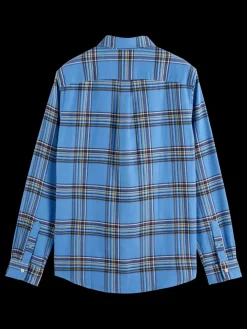 Sale Scotch & Soda REGULAR FIT MULTICOLOURED FLANNEL CHECK SHIRT