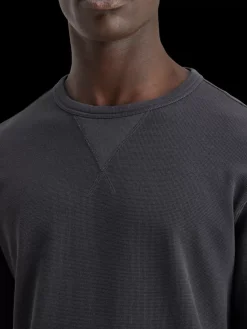 Outlet Scotch & Soda Regular fit waffle t-shirt ls