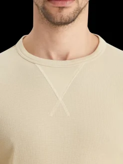 Outlet Scotch & Soda Regular fit waffle t-shirt ls