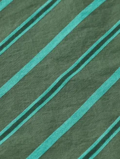 Outlet Scotch & Soda REGULAR FIT YARN DYE STRIPE SHIRT GreenStripe