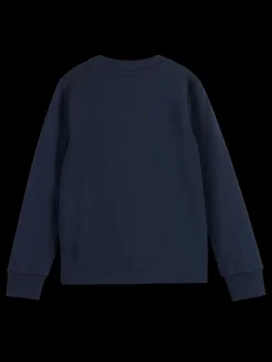 Fashion Scotch & Soda REGULAR-FIT ARTWORK CREWNECK Night