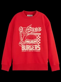 Clearance Scotch & Soda REGULAR-FIT ARTWORK CREWNECK LoveLetter