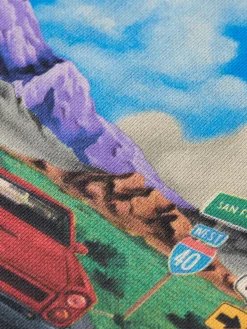 Online Scotch & Soda REGULAR-FIT ARTWORK SWEAT Night