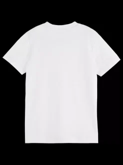 Fashion Scotch & Soda REGULAR-FIT LOGO T-SHIRT White