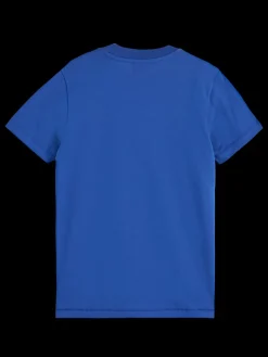 Best Scotch & Soda Regular-fit logo t-shirt RoadTripBlue