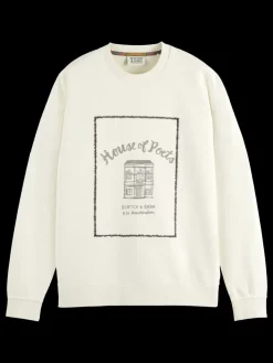Hot Scotch & Soda Relaxed fit artwork sweatshirt Swan