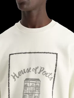 Hot Scotch & Soda Relaxed fit artwork sweatshirt Swan