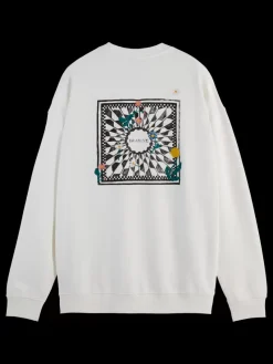 Fashion Scotch & Soda Relaxed fit artwork sweatshirt Swan