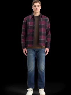Online Scotch & Soda RELAXED FIT EMBROIDERY T-SHIRT Coffee