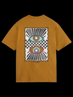 Sale Scotch & Soda RELAXED FIT FRONT BACK ARTWORK T-SHIRT