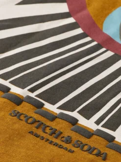 Sale Scotch & Soda RELAXED FIT FRONT BACK ARTWORK T-SHIRT