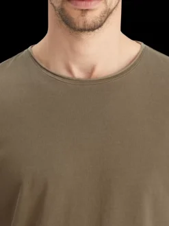 Outlet Scotch & Soda Relaxed fit raw edge t-shirt