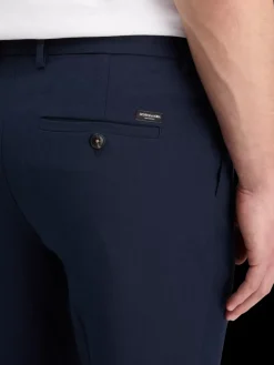 Sale Scotch & Soda RELAXED STRAIGHT FIT PLEATED WOOL BLEND CHINO Night