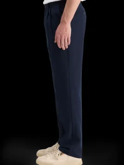 Sale Scotch & Soda RELAXED STRAIGHT FIT PLEATED WOOL BLEND CHINO Night