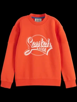 Hot Scotch & Soda RELAXED-FIT ARTWORK CREWNECK