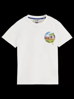 Sale Scotch & Soda RELAXED-FIT ARTWORK T-SHIRT
