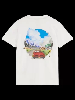 Sale Scotch & Soda RELAXED-FIT ARTWORK T-SHIRT