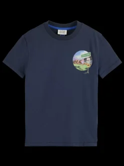 Sale Scotch & Soda RELAXED-FIT ARTWORK T-SHIRT