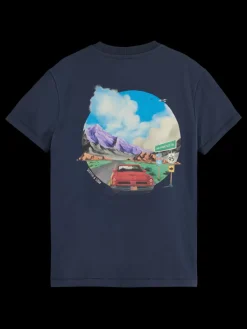 Sale Scotch & Soda RELAXED-FIT ARTWORK T-SHIRT