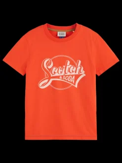 New Scotch & Soda Relaxed-fit artwork t-shirt