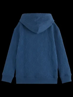 Discount Scotch & Soda RELAXED-FIT JACQUARD HOODIE